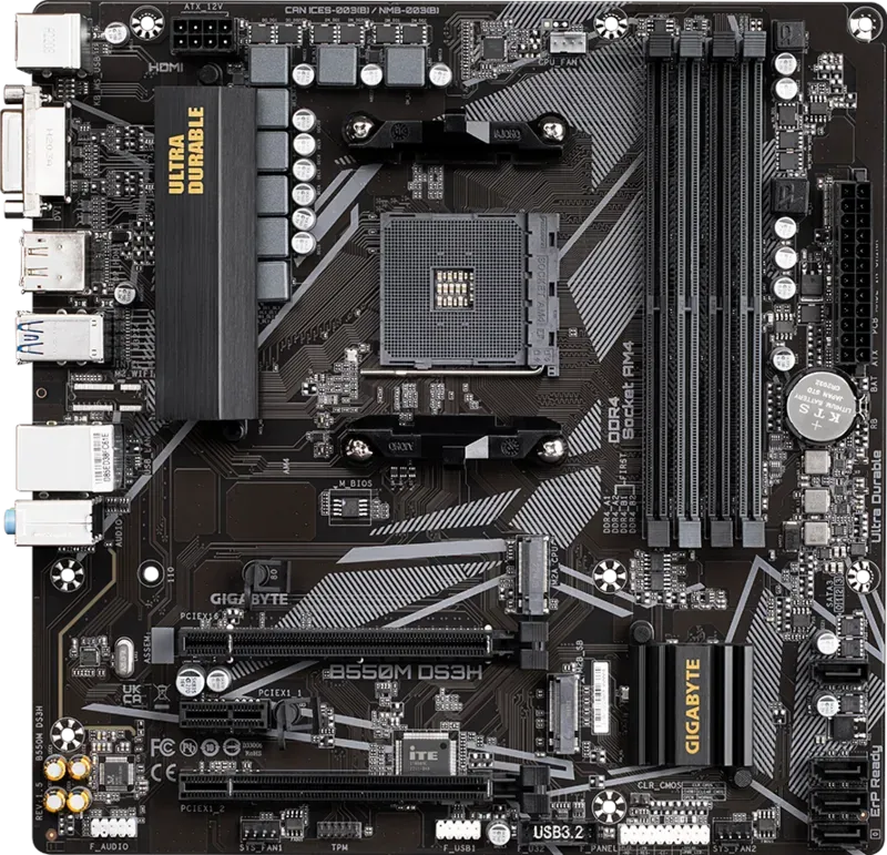 GIGABYTE B550M DS3H — 2/2