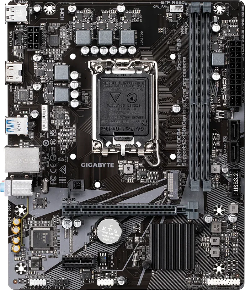 GIGABYTE H610M-K  — 2/2