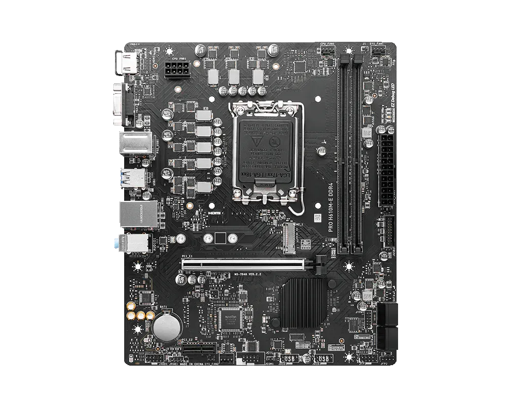 MSI PRO H610M-E  — 2/2