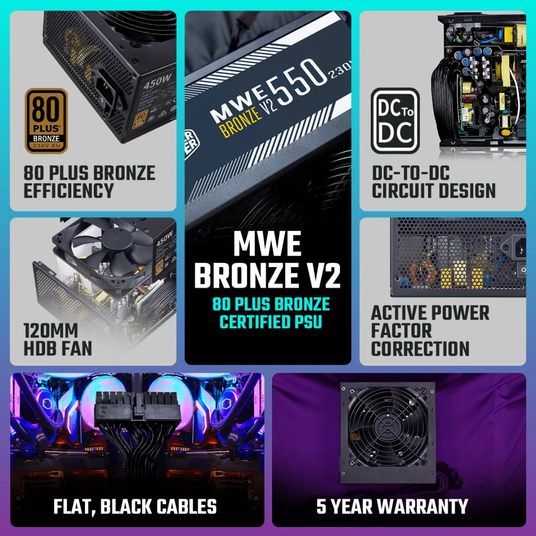 COOLER MASTER MWE BRONZE V2 — 3/5