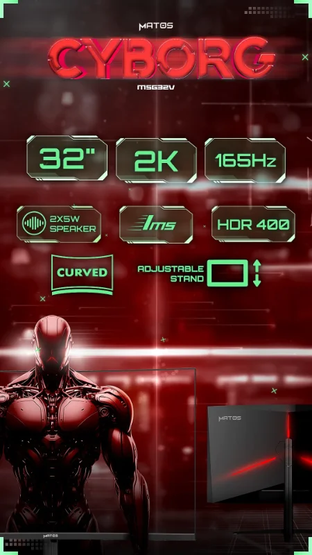 Matos CYBORG MSG32V 32''