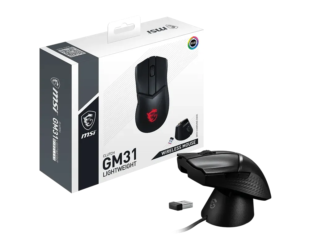 MSI CLUTCH GM31 LIGHTWEIGHT WIRELESS — 3/5