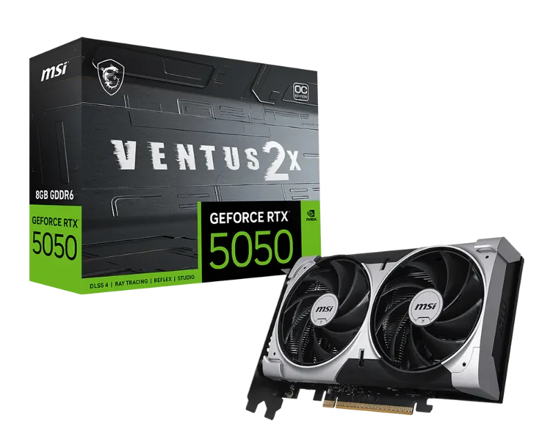 MSI GeForce RTX 5050 8G VENTUS 2X OC-Dual