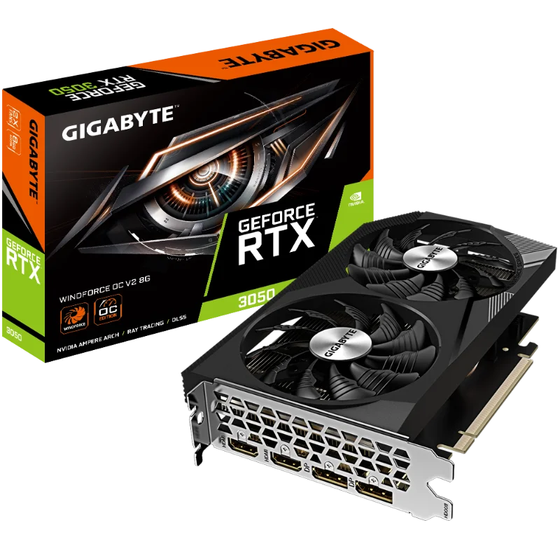 Gigabyte GeForce RTX 3050 WINDFORCE OC V2 8G