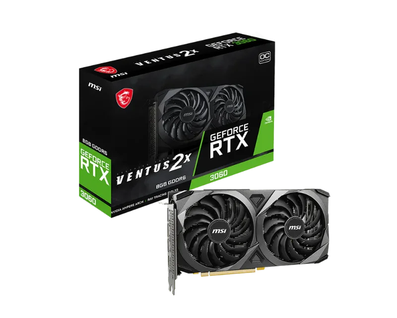  MSI GeForce RTX 3060 VENTUS 2X 8