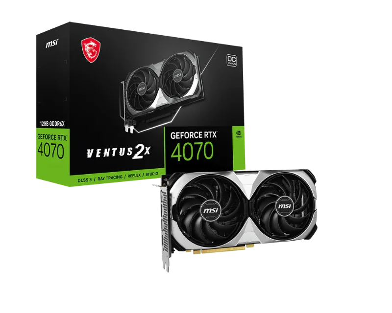 MSI GeForce RTX 4070 VENTUS 2X 12G OC
