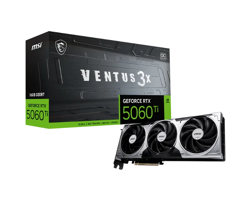 MSI GeForce RTX 5060 Ti VENTUS 3X OC 16G