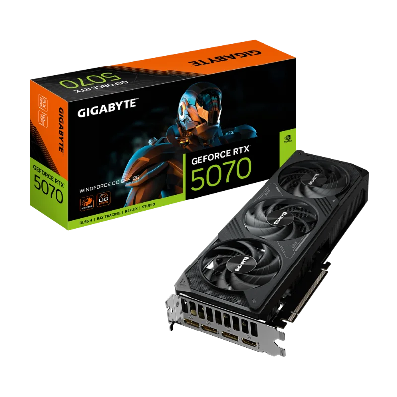GIGABYTE GeForce RTX 5070 WINDFORCE OC 12G
