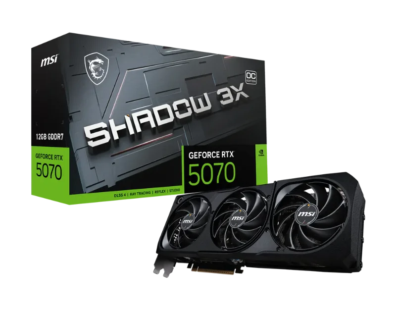 MSI GeForce RTX 5070 SHADOW 3X OC 12G