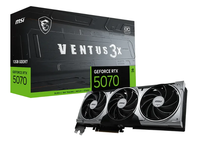 MSI GeForce RTX 5070 VENTUS 3X 12G