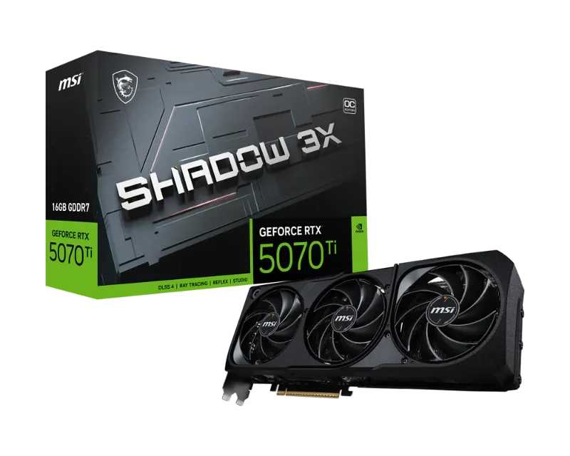 MSI GeForce RTX 5070 Ti SHADOW 3X OC 16G