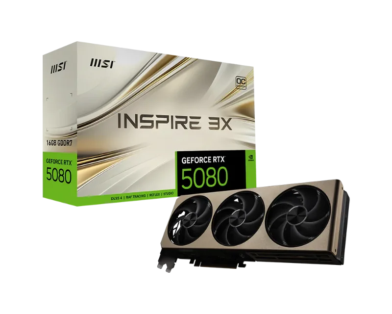 MSI GeForce RTX 5080 INSPIRE 3X OC 16G