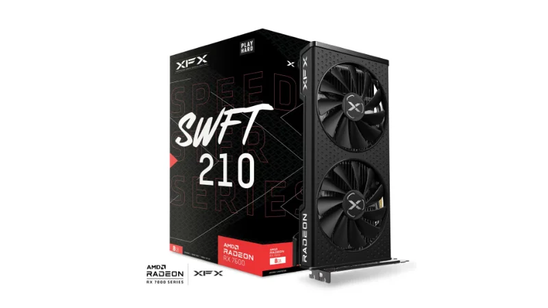 XFX Radeon RX 7600 Speedster SWFT 210 Core 8G
