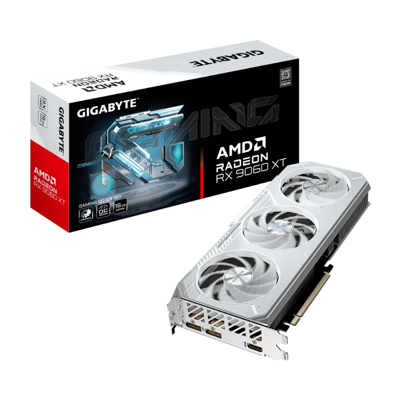 Gigabyte Radeon RX 9060 XT GAMING OC ICE 16G