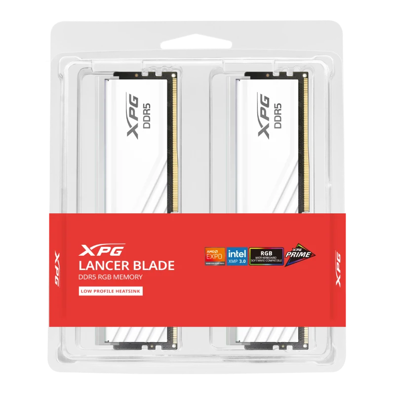 ADATA XPG LANCER BLADE RGB DDR5 32GB (2×16GB) 6000 MHZ WHITE
