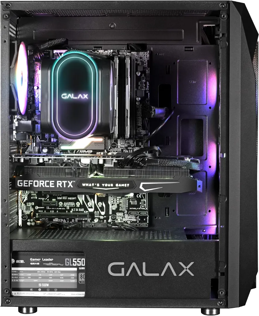 GALAX Revolution 05 4× Fan Black — 3/8