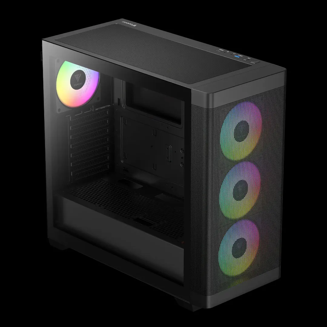 GAMDIAS ATHENA M3 4× Fan ARGB Black — 6/9
