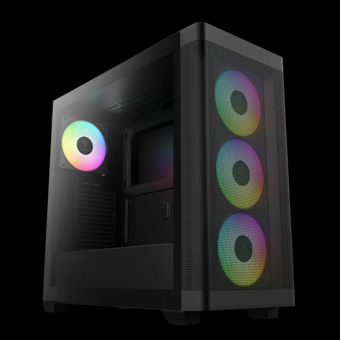 GAMDIAS ATHENA M3 4× Fan ARGB Black — 9/9