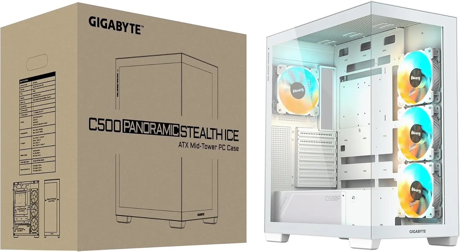 GIGABYTE C500 PANORAMIC STEALTH ICE — 2/10