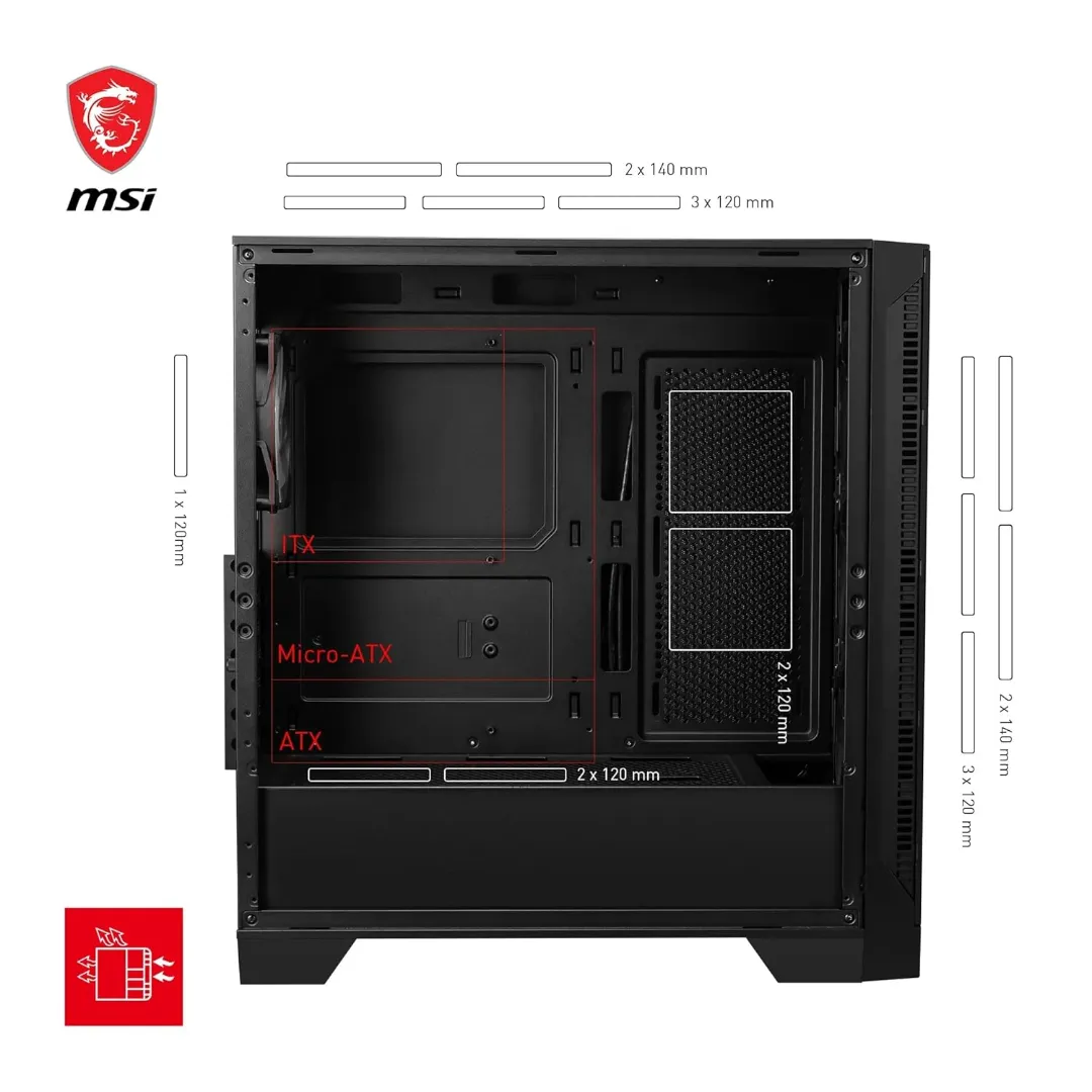 MSI MAG FORGE 320R AIRFLOW Black — 3/6