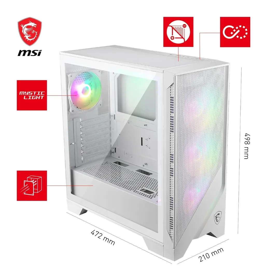 MSI MAG FORGE 320R AIRFLOW White — 6/7