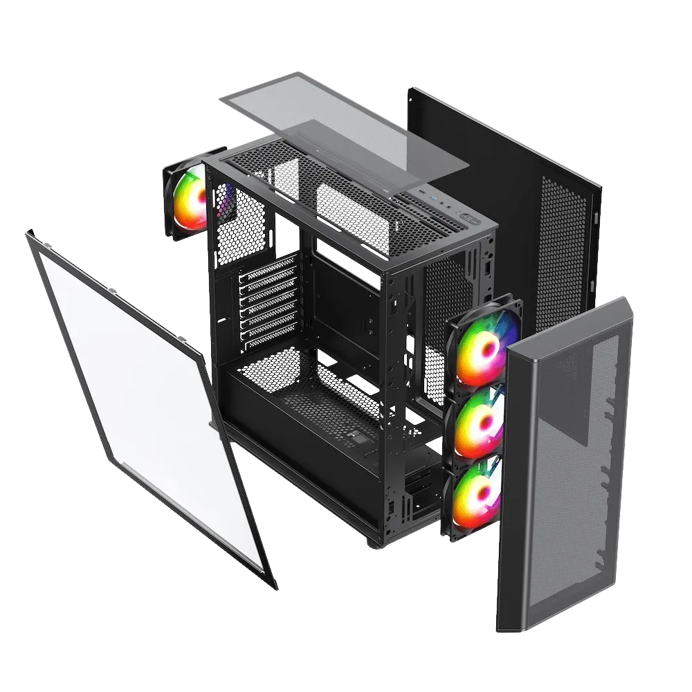 RAIDMAX MESHIAN X606 Black ARGB — 3/9