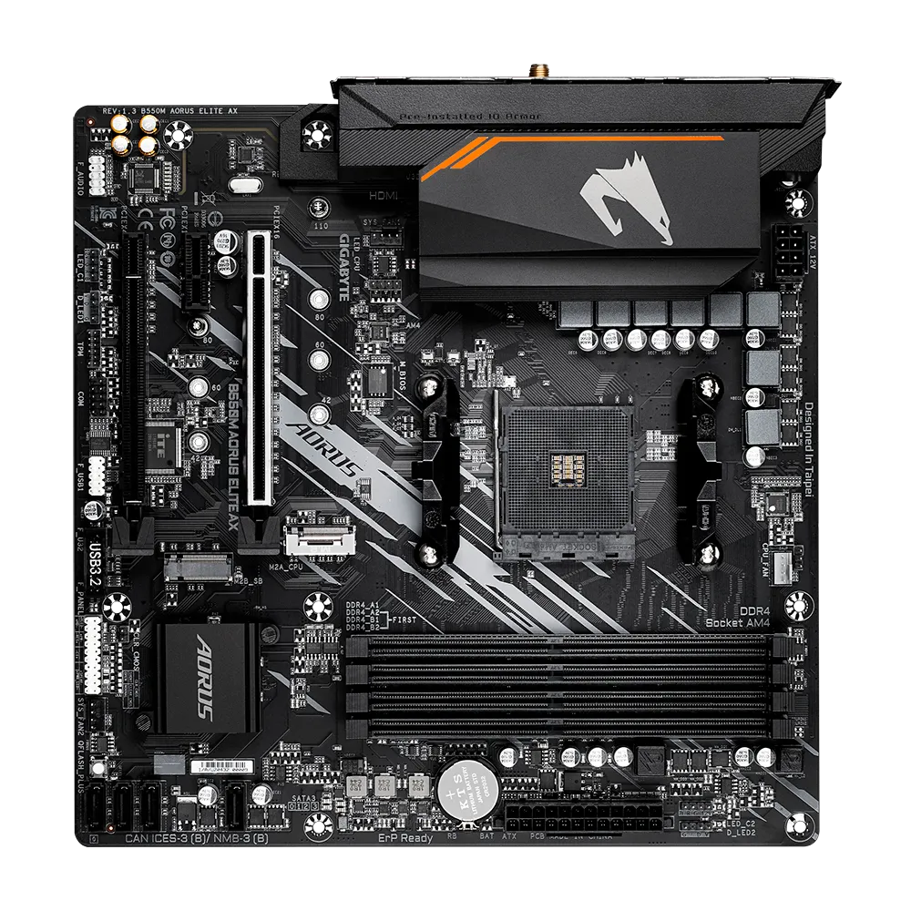 GIGABYTE B550M AORUS ELITE AX — 3/5