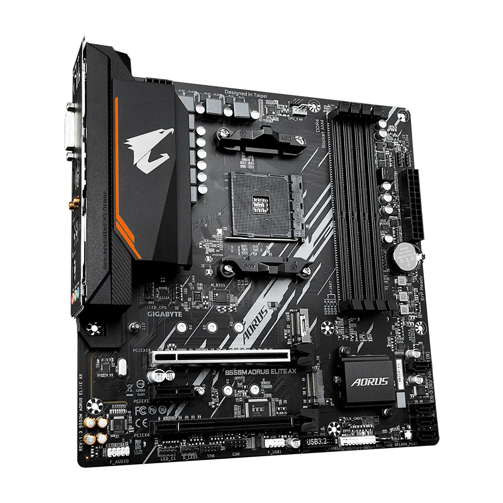 GIGABYTE B550M AORUS ELITE AX — 4/5