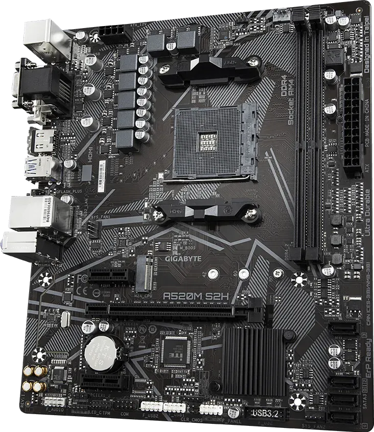 GIGABYTE A520M S2H — 3/5