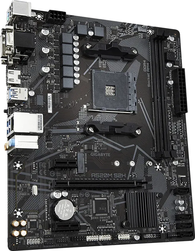 GIGABYTE A520M S2H — 4/5