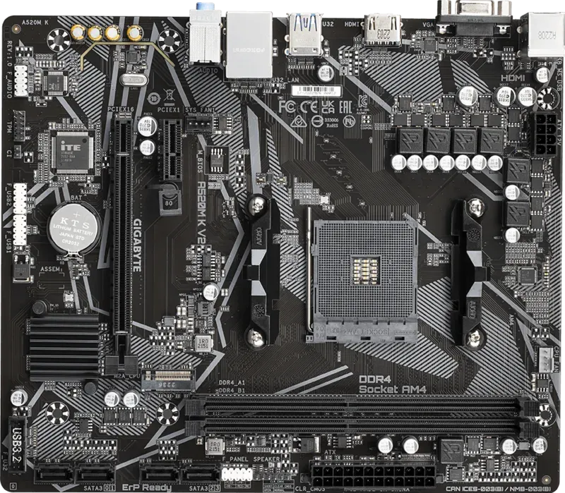 GIGABYTE A520M K V2 — 3/5