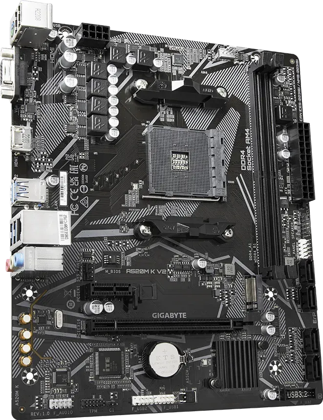 GIGABYTE A520M K V2 — 4/5