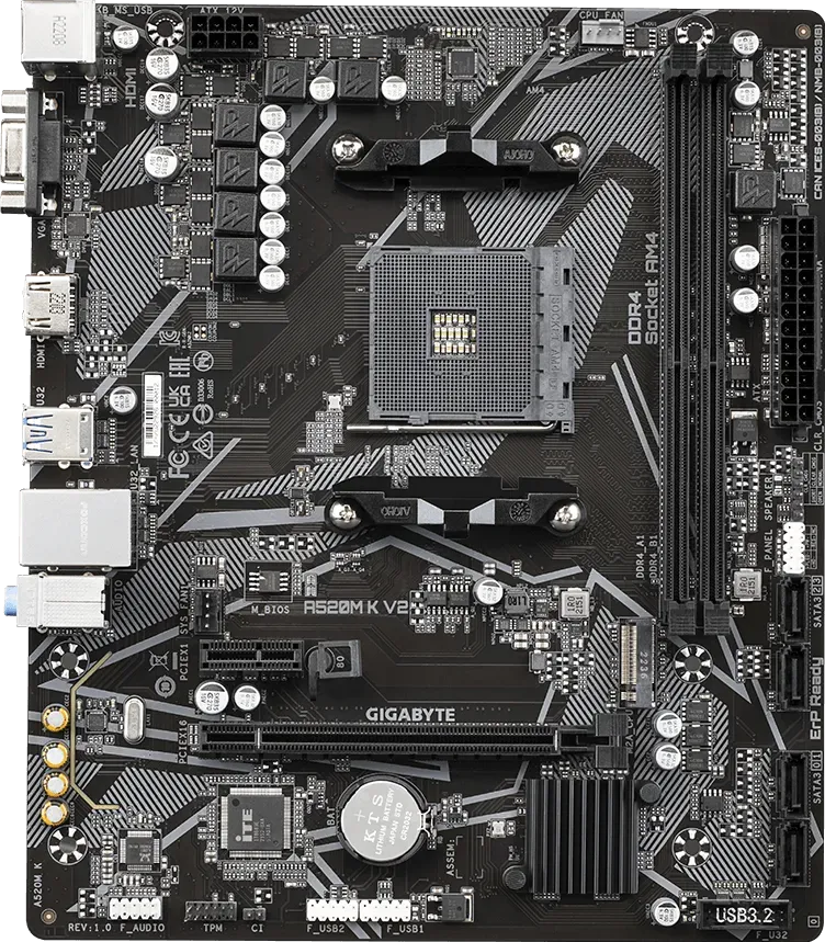 GIGABYTE A520M K V2 — 5/5