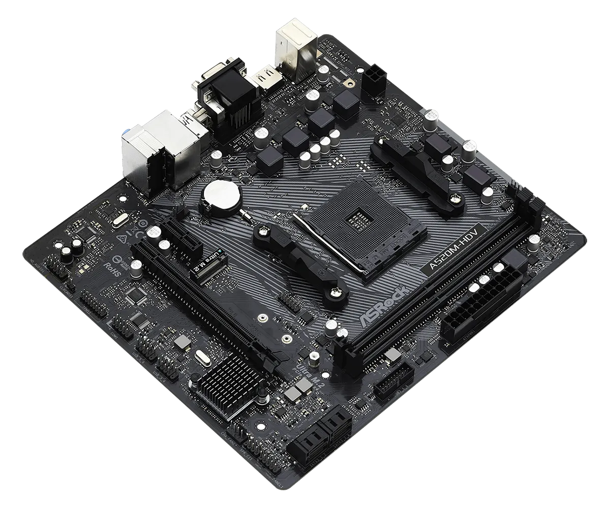 ASRock A520M-HDV — 4/5