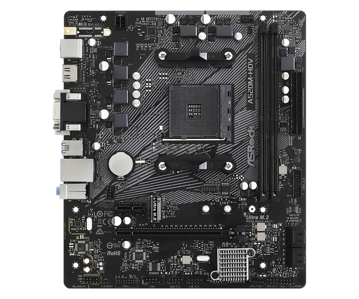 ASRock A520M-HDV — 5/5