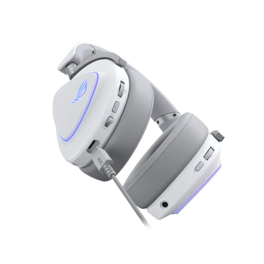 ASUS ROG Delta Core Wired White — 3/4