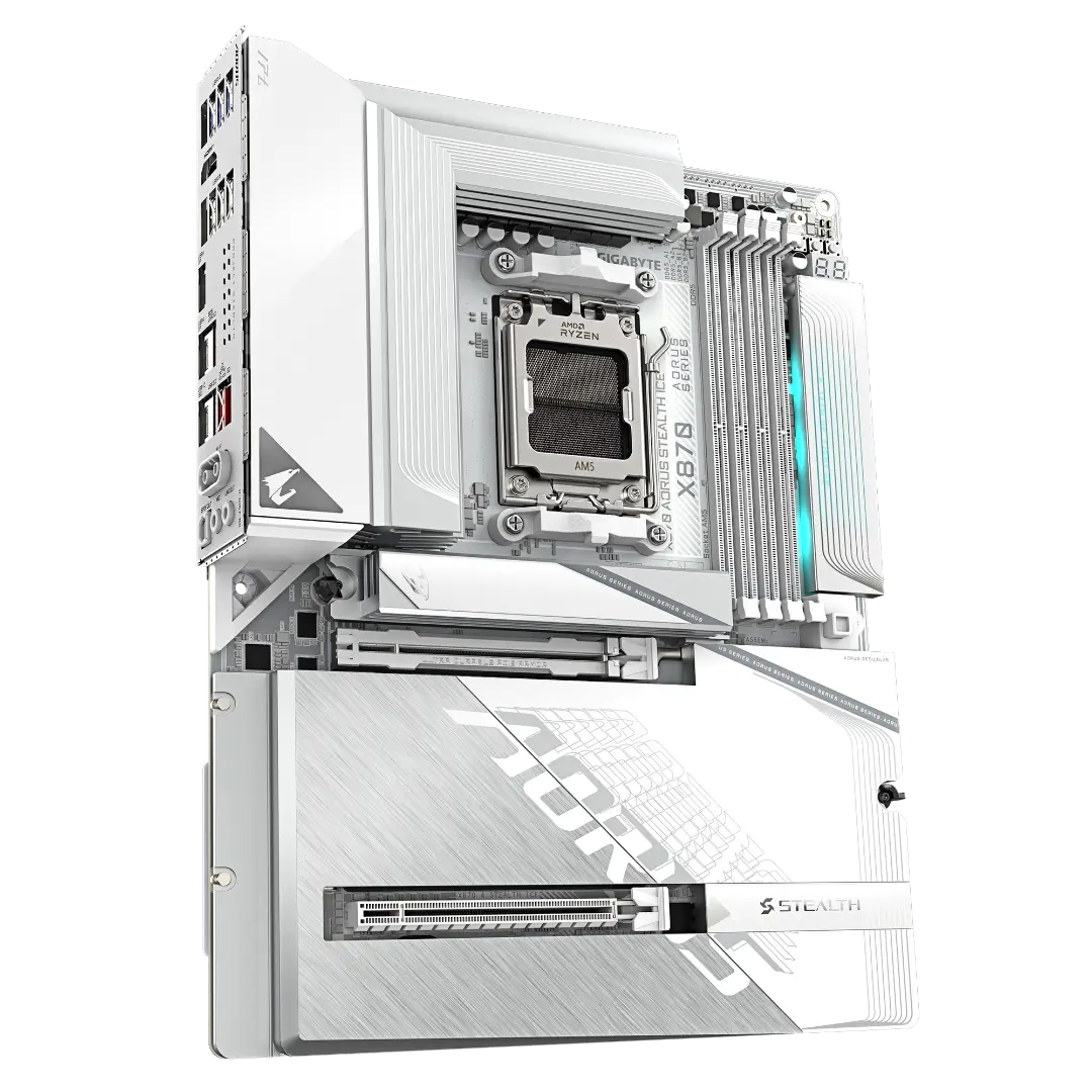 GIGABYTE X870 AORUS STEALTH ICE — 4/7