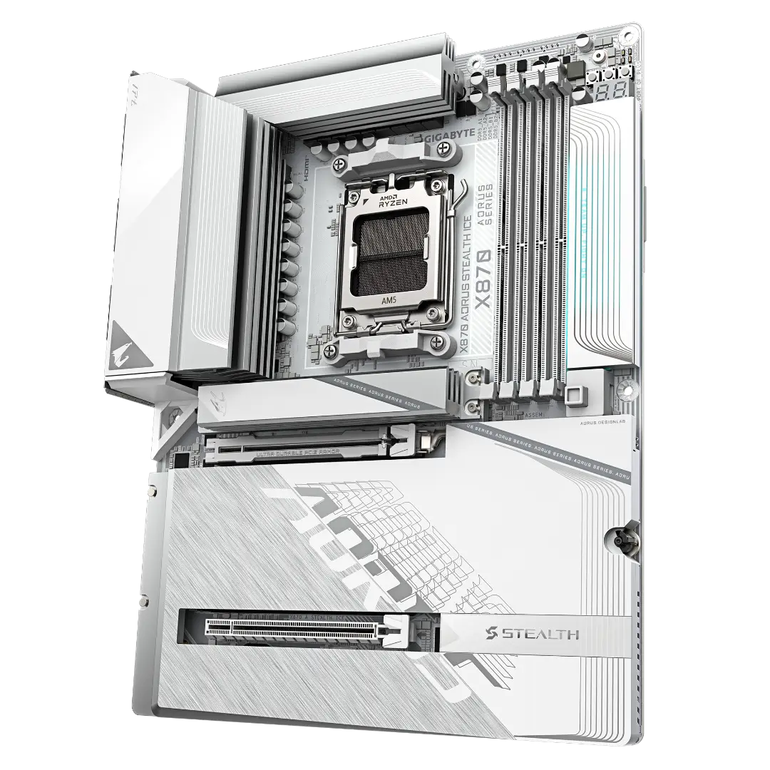 GIGABYTE X870 AORUS STEALTH ICE — 5/7
