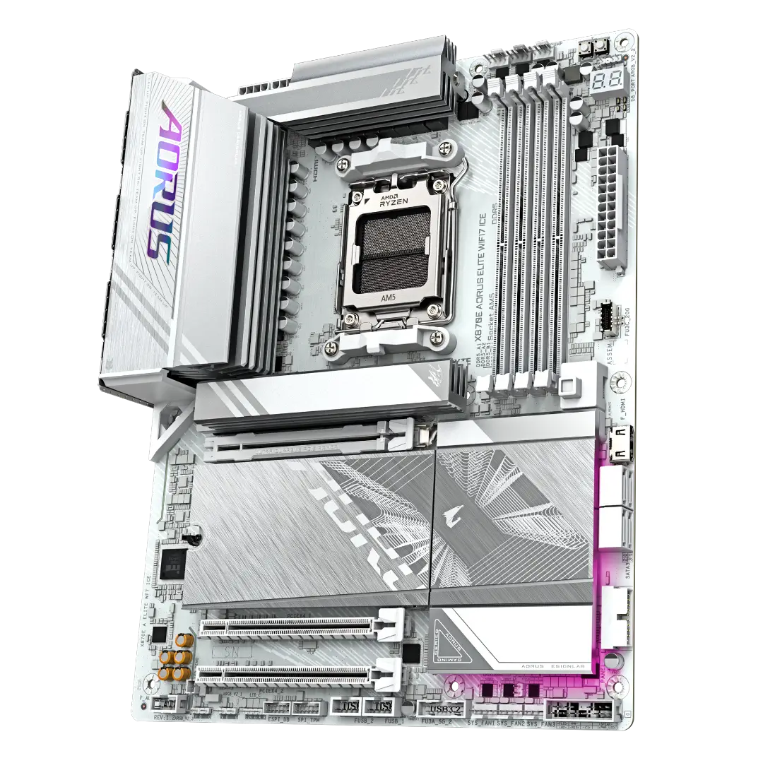 GIGABYTE X870E AORUS ELITE WIFI7 ICE — 2/5