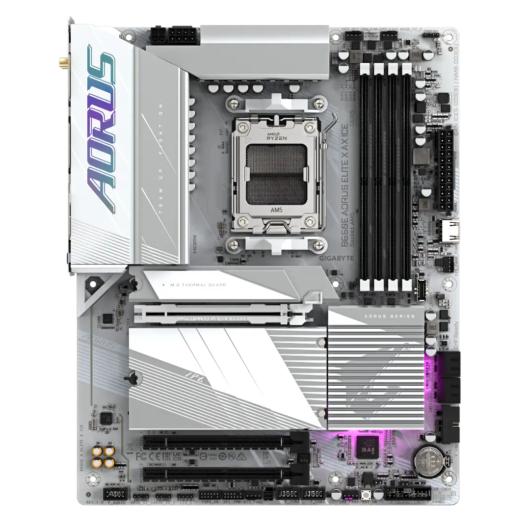 GIGABYTE B650E AORUS ELITE X AX ICE — 4/6