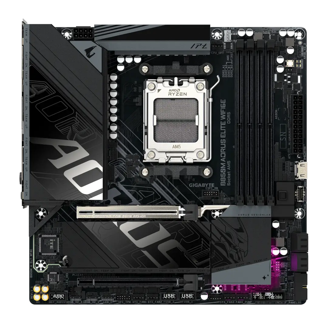GIGABYTE B850M AORUS ELITE WIFI6E — 2/5