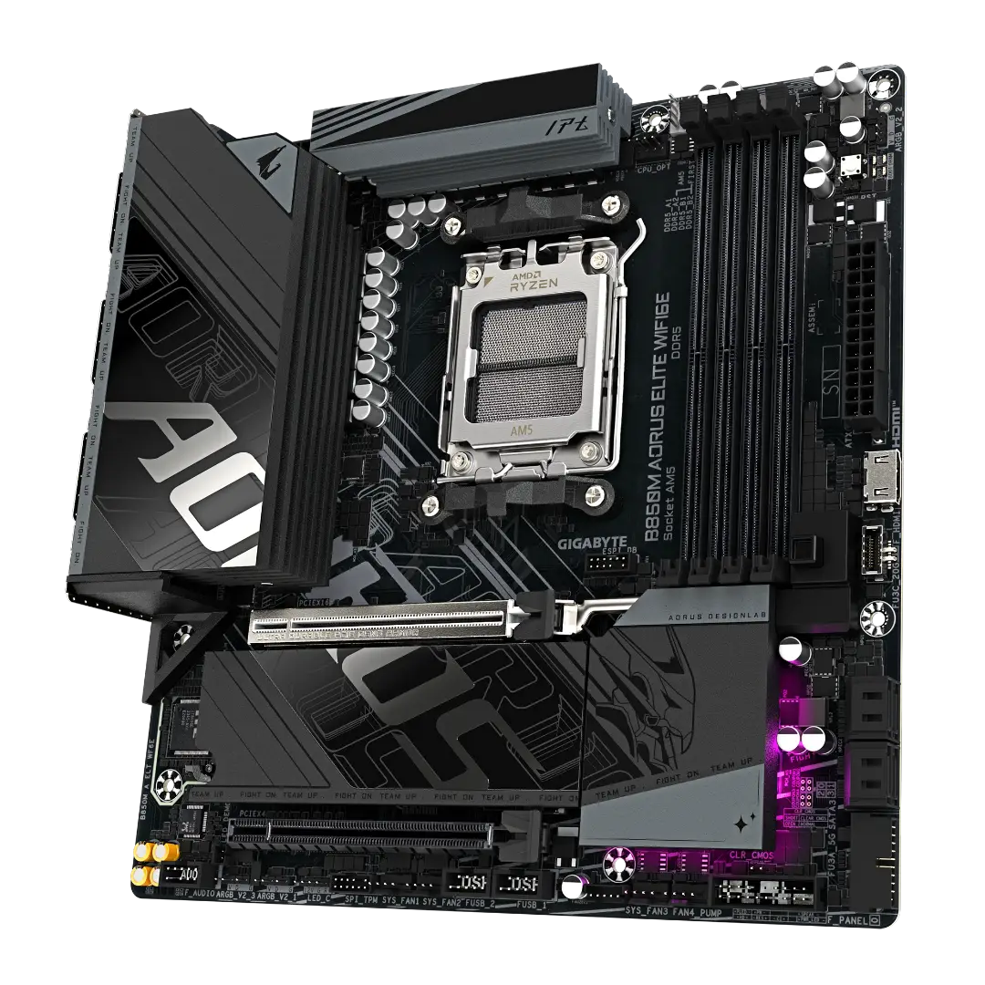 GIGABYTE B850M AORUS ELITE WIFI6E — 3/5