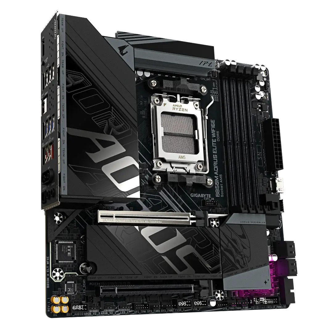 GIGABYTE B850M AORUS ELITE WIFI6E — 4/5