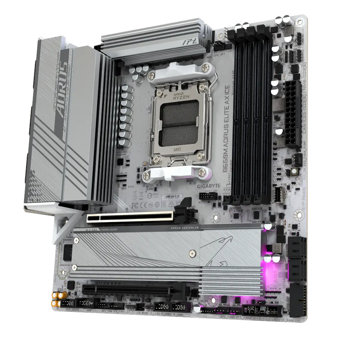 GIGABYTE B650M AORUS ELITE AX ICE — 4/6
