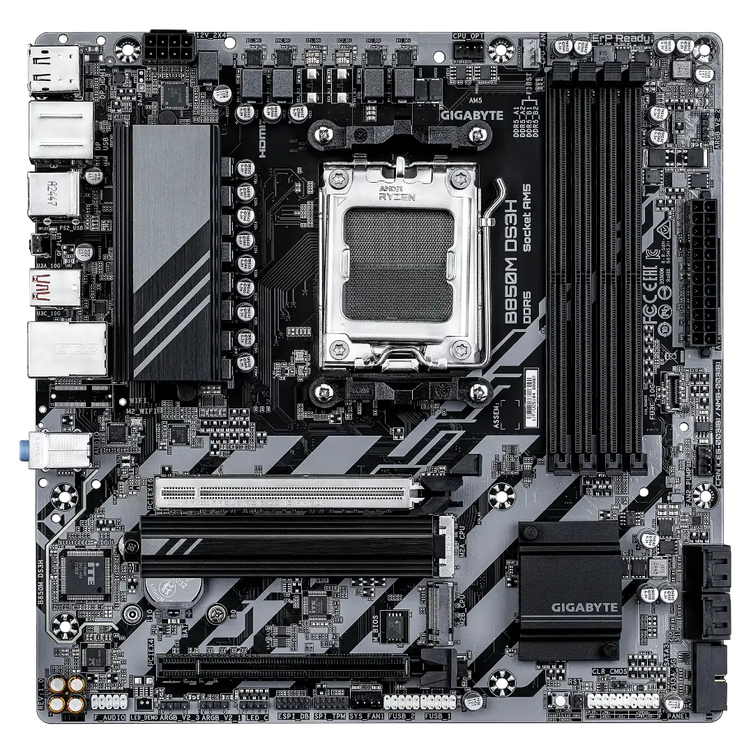 GIGABYTE B850M DS3H — 2/4