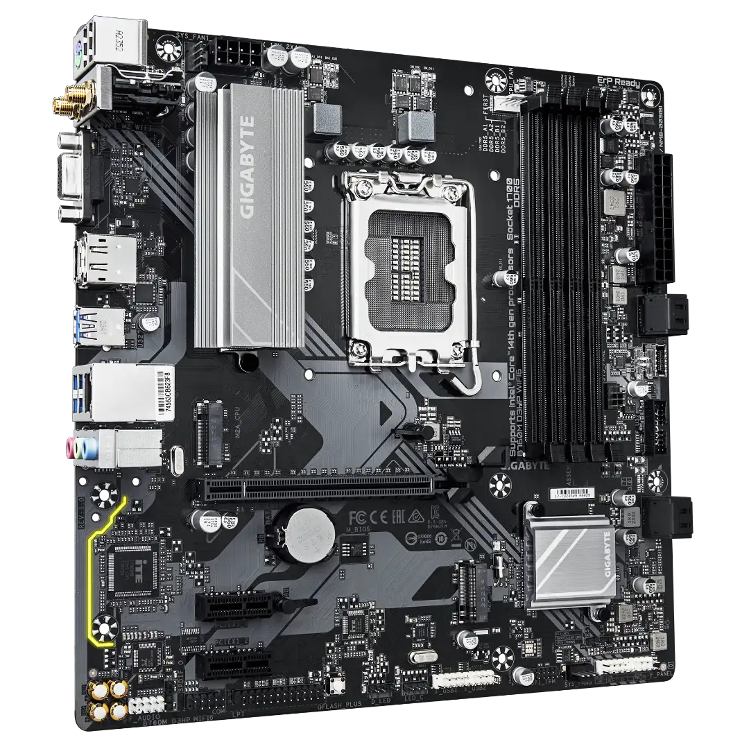 GIGABYTE B760M D3HP WIFI6 — 3/4