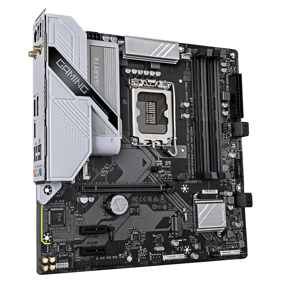 GIGABYTE B760M GAMING PLUS WIFI DDR4 — 3/4