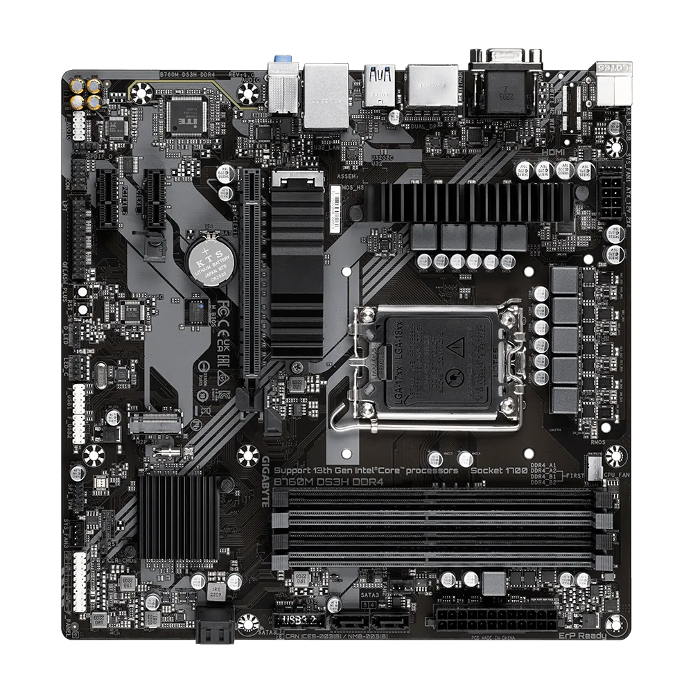 GIGABYTE B760M DS3H DDR4 — 5/6