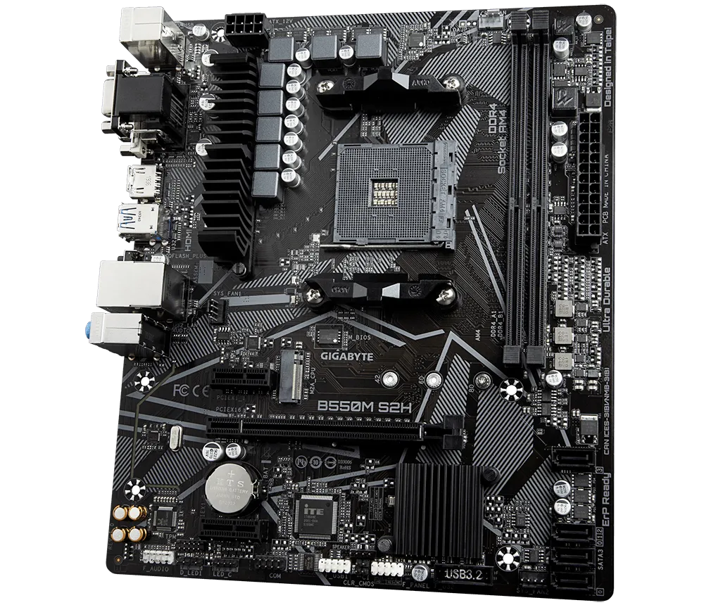 GIGABYTE B550M S2H — 4/5