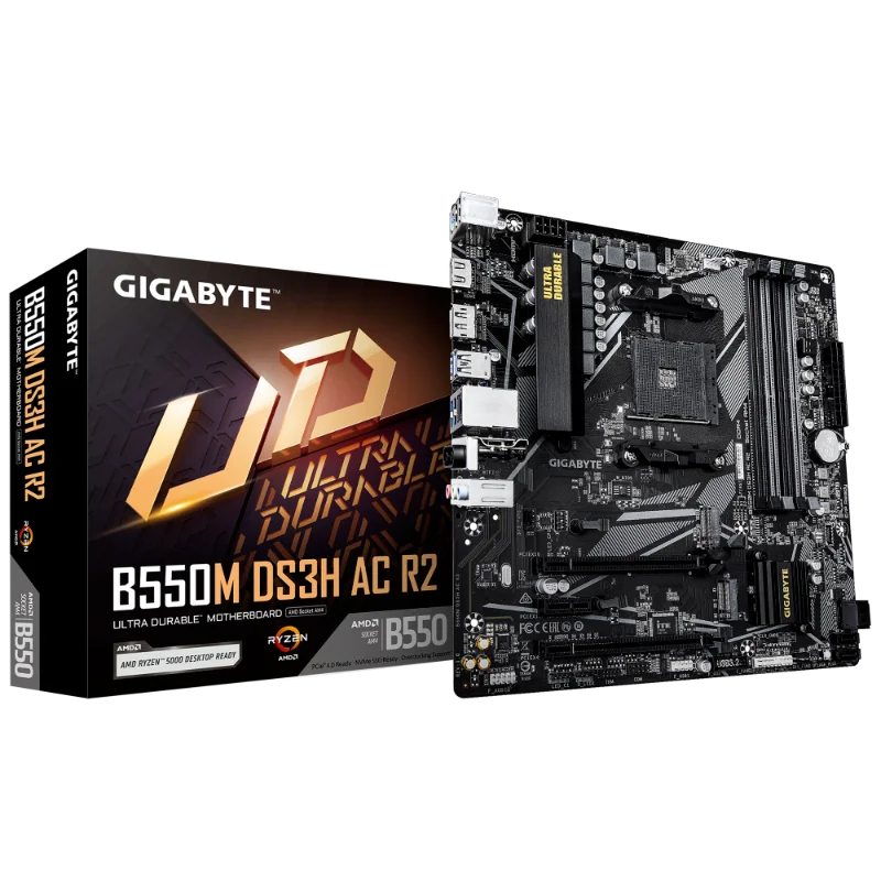 GIGABYTE B550M DS3H AC R2